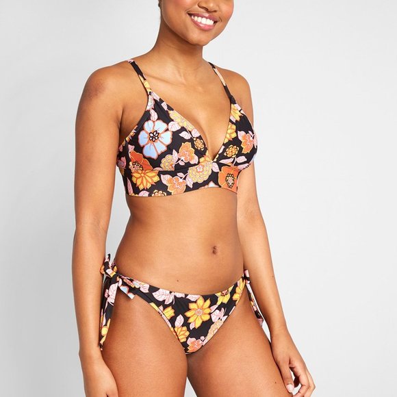 Modcloth | NWT Fiona Tie-Side Bikini Bottom - Picture 2 of 12